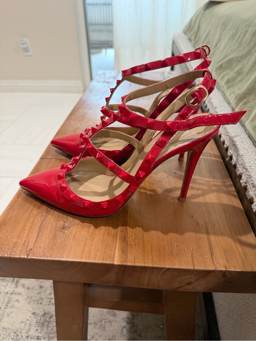 Red Valentino stud heels